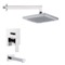 Tub and Shower Faucet Set with Rain Shower Head